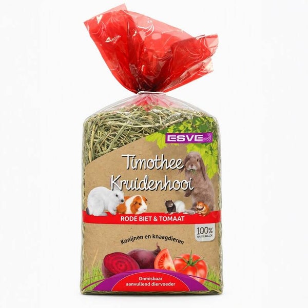 ESVE Timothy Hay Rode Biet & Tomaat 6x600gram