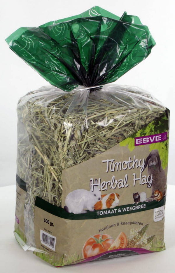 Esve Timothy Hay Tomaat & Weegbree 6x600gram