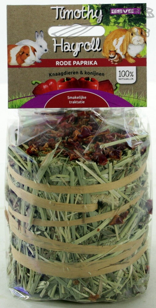 Esve Timothy Hay Roll Paprika 8x100gram