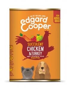 Edgard & Cooper hond adult blik kip 12x400gram