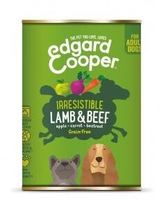 Edgard & Cooper hond adult blik lam 12x400gram