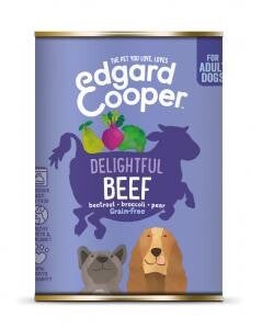 Edgard & Cooper hond adult blik rund 12x400gram