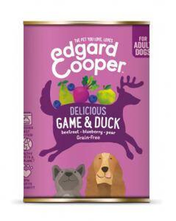 Edgard & Cooper hond adult blik wild 12x400gram