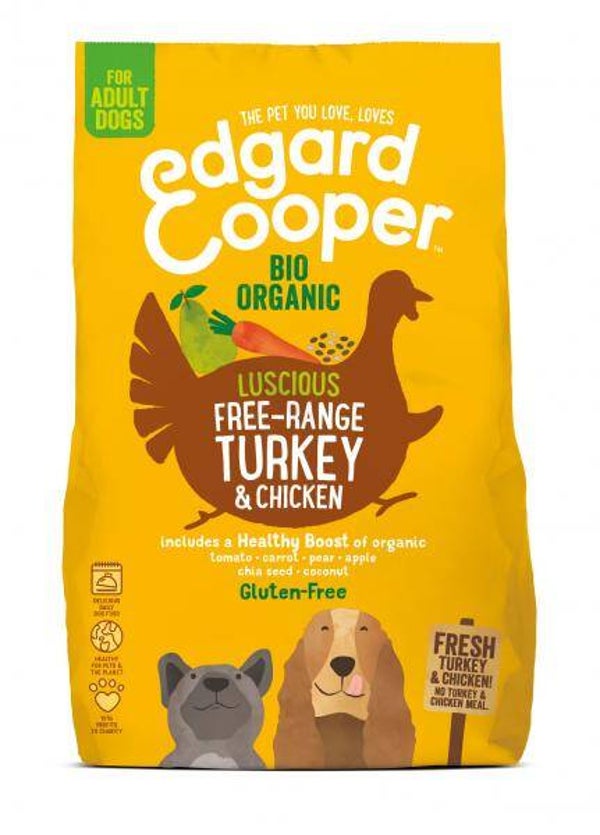 Edgard & Cooper hond adult brok bio kalkoen 2,5kg