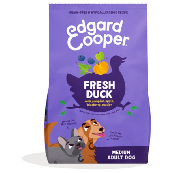 Edgard & Cooper hond adult brok eend Large 12kg