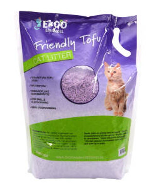 Ekoo Tofu Catlitter Lavendel 6x6liter