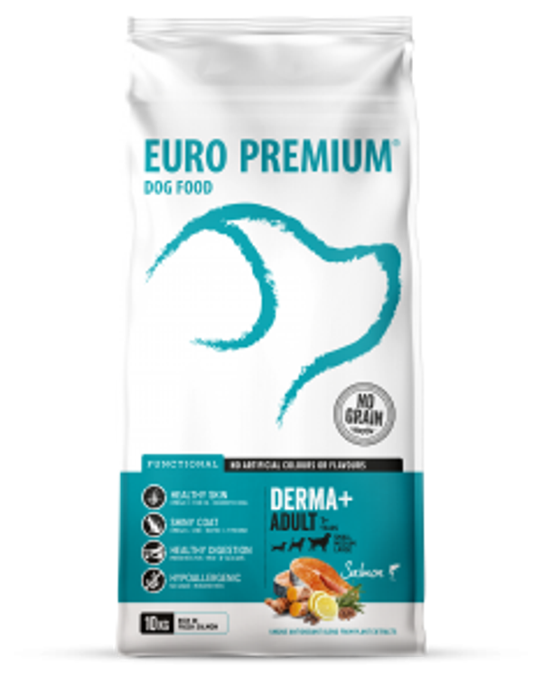 Euro-Premium adult derma+ 10kg