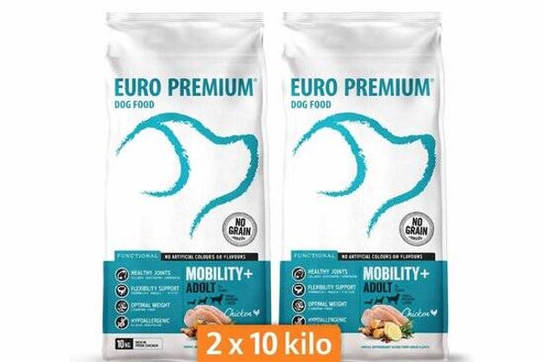 Euro-Premium adult mobility+ 2x10kg Voordeelverpakking