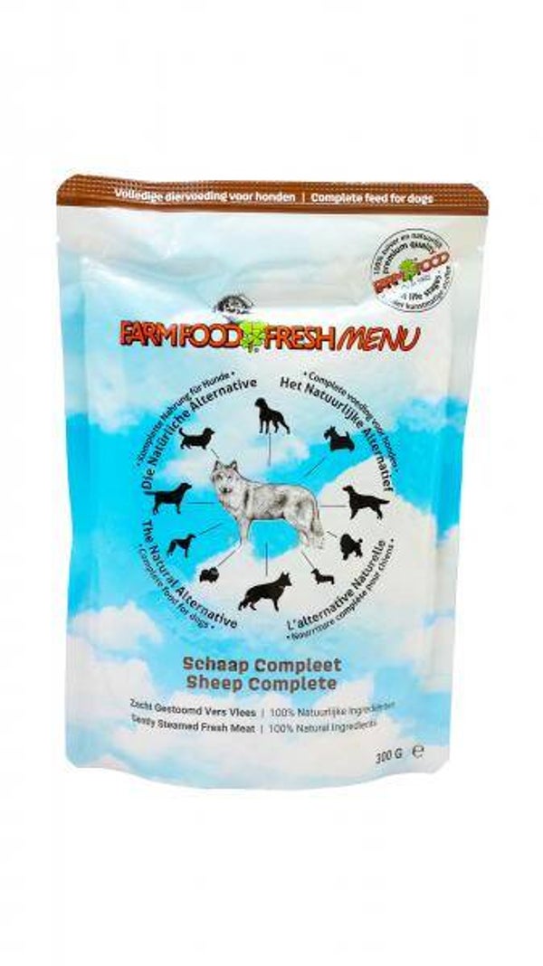 Farm Food Fresh Menu schaap compleet 300gram