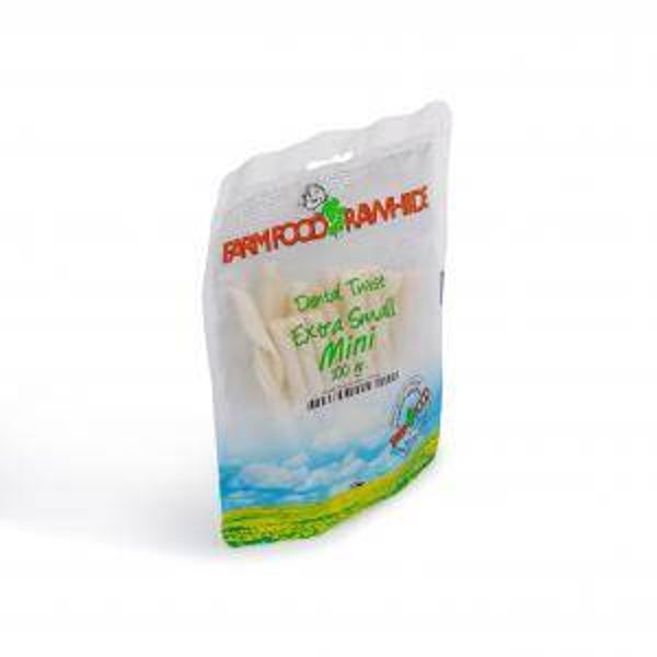 Farm Food Rawhide dental twist mini 6x100gram