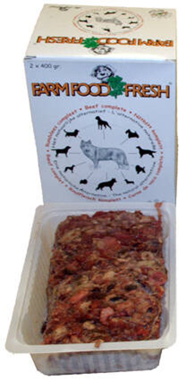 Farm Food Fresh compleet rundvlees 8x2x400gram