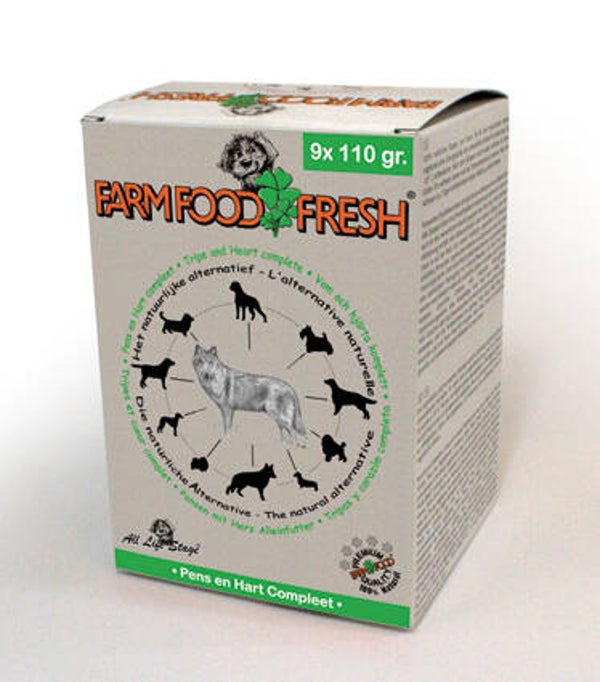Farm Food Fresh compleet pens&hart 8x9x110gram