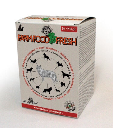 Farm Food Fresh compleet rundvlees 8x9x110gram