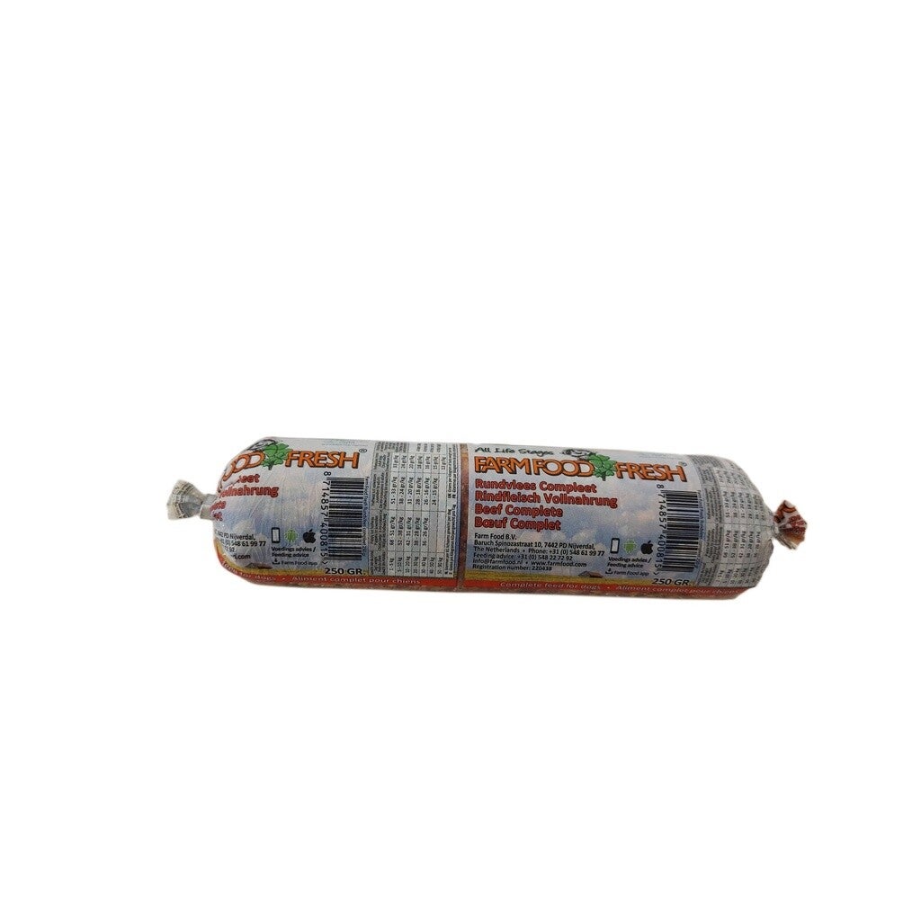 Farm Food Fresh compleet worst rundvlees 40x250gram