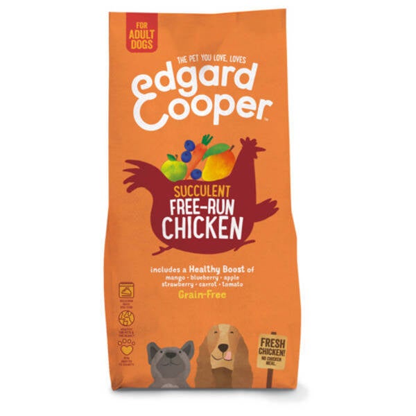 Edgard & cooper Free-Run Chicken Adult Kip Mango Bessen 12kg