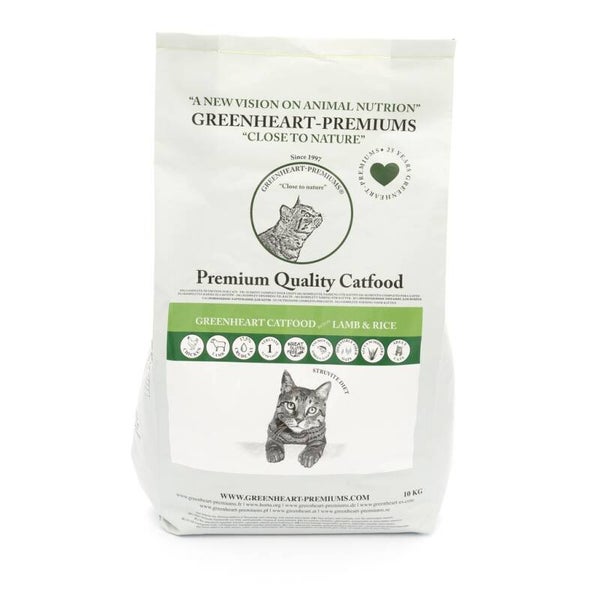 Greenheart Cat Lamb & Rice 10kg