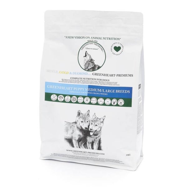 Greenheart Dog Puppy Medium & Large 3kg