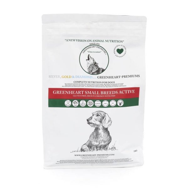Greenheart Dog Small Active 3kg