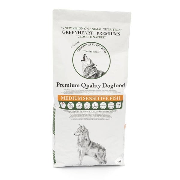 Greenheart Dog Medium Sensitive Fish 12kg