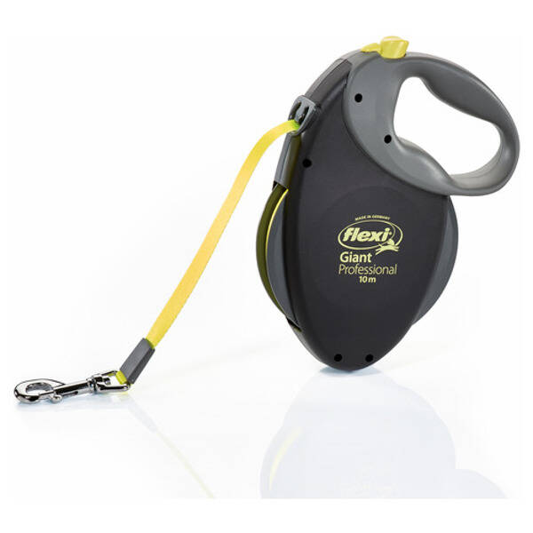 Flexi Giant Professional Tape Zwart/Neon Geel Large 10 meter