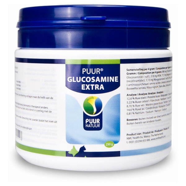 Puur Glucosamine extra hond&kat 250gram