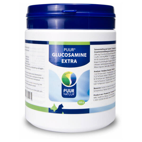 Puur Glucosamine extra hond&kat 500gram