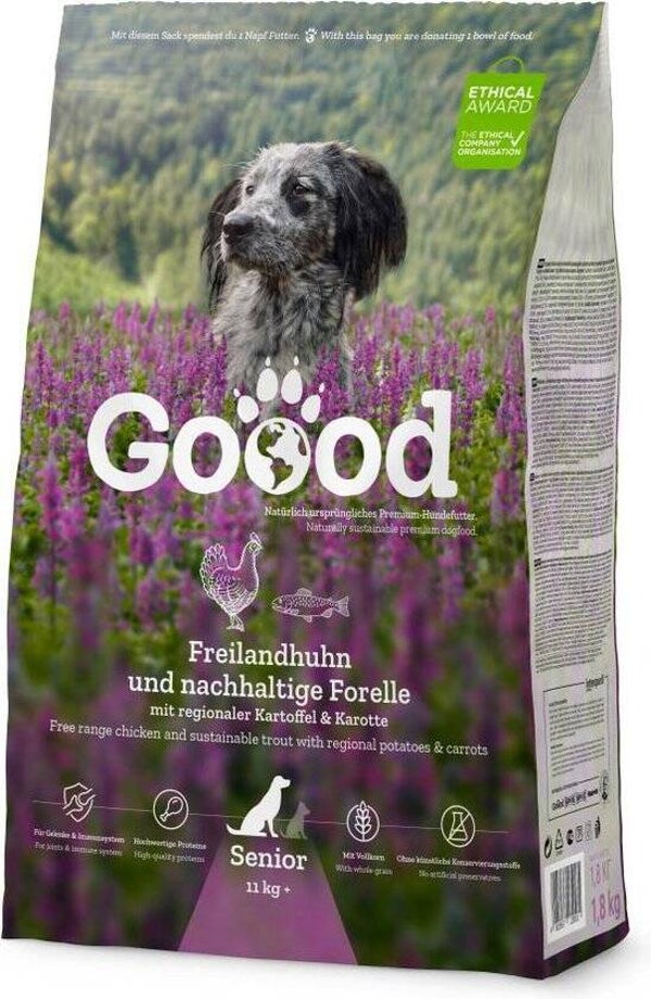 Goood Senior Vrije uitloop kip & forel 10kg