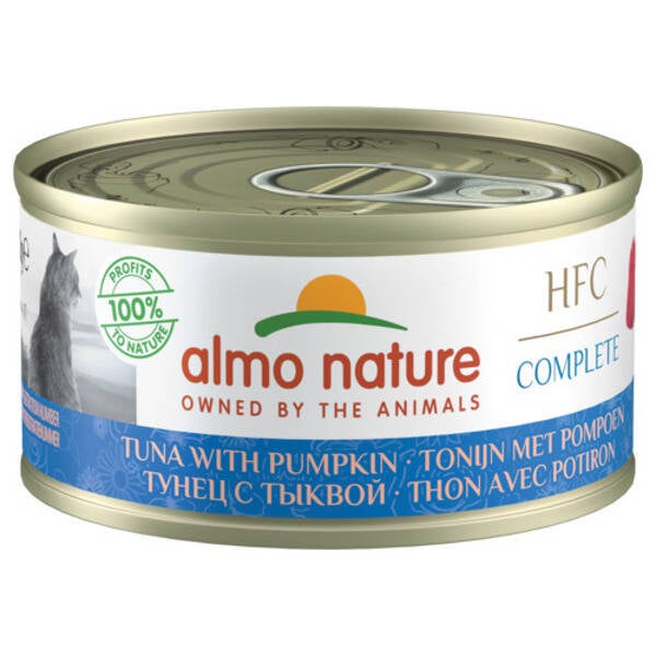Alma Nature Hfc Cat Complete Blik Tonijn-Pompoen 24x70gram