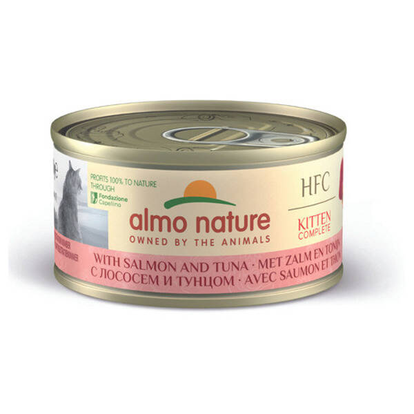 Alma Nature Hfc Kitten Complete Zalm-Tonijn 24x70gram