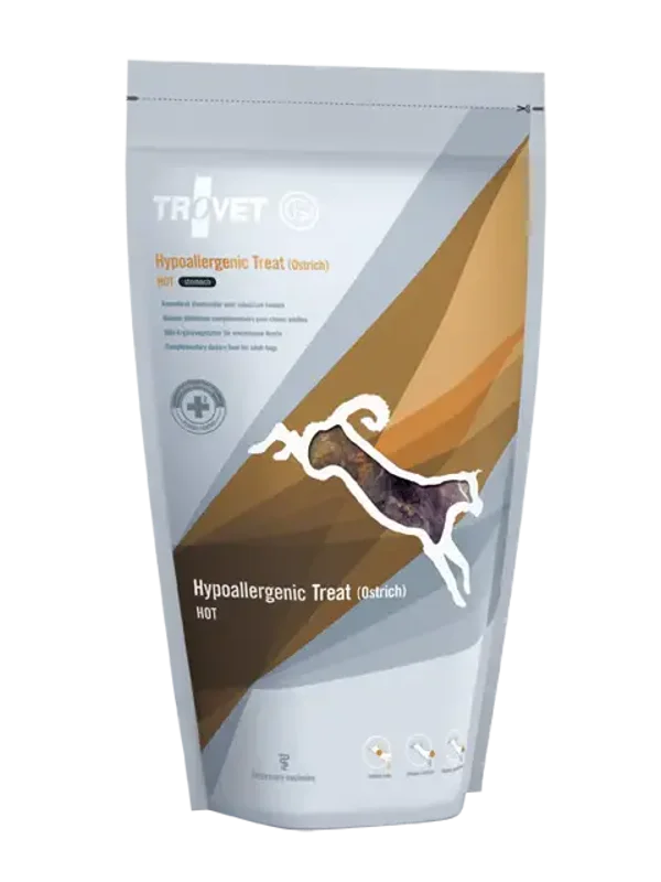 Trovet Hypoallergenic Treat (Ostrich) stomach dog HOT 6x150gram