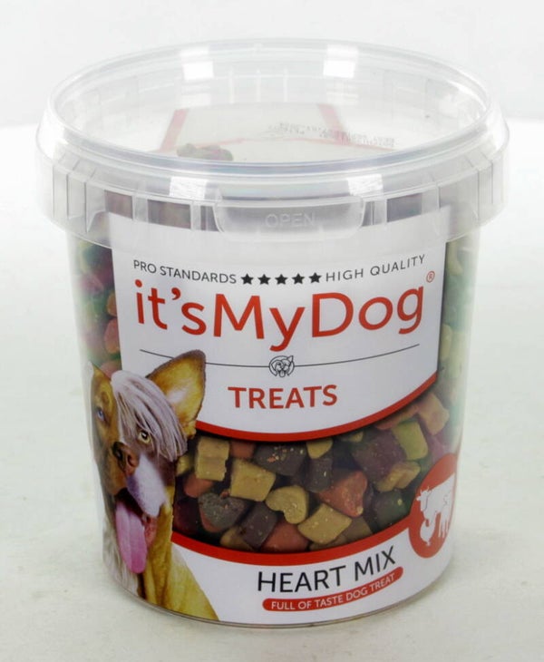 it's My Dog Treats Heart Mix 500gram