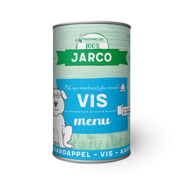 Jarco dog blik vis menu 6x400gram
