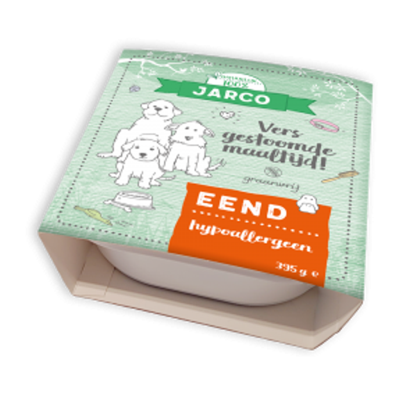 Jarco dog vers gestoomde maaltijd eend 7x395gram