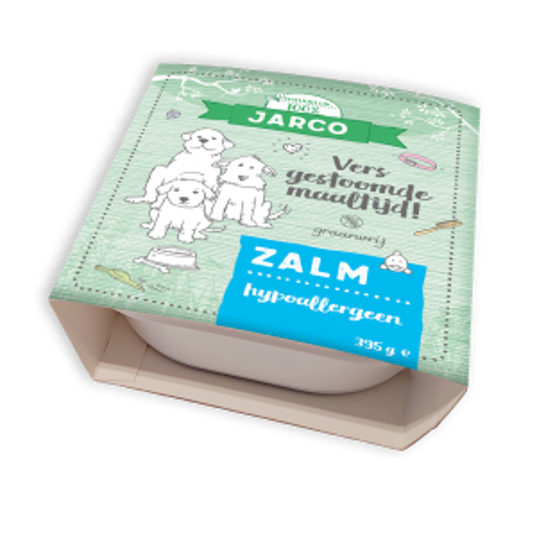 Jarco dog vers gestoomde maaltijd zalm 7x395gram
