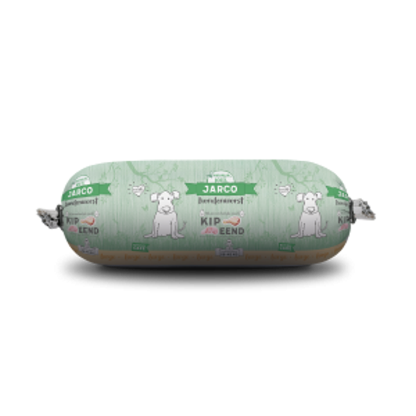 Jarco dog worst large 26-45kg kip/eend 12x600gram