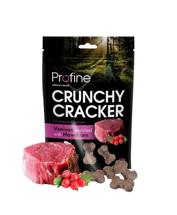Profine Crunchy Cracker Venison & Hawthorn 10x150gram