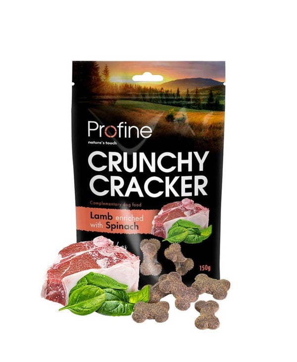 Profine Crunchy Cracker Lamb & Spinach 10x150gram