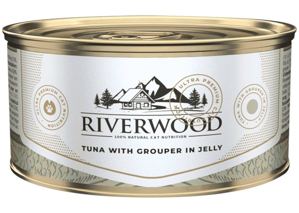 Riverwood Tuna With Grouper In Jelly 24x85gram