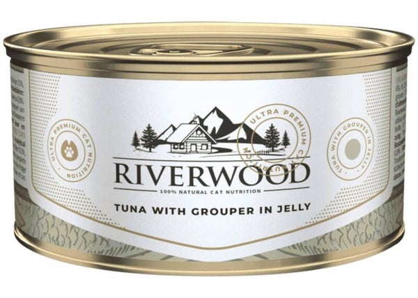 Riverwood Tuna With Grouper In Jelly 24x85gram