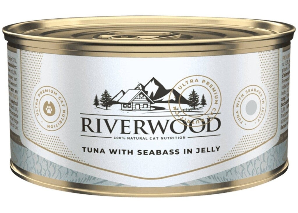 Riverwood Tuna With Seabass In Jelly 24x85gram