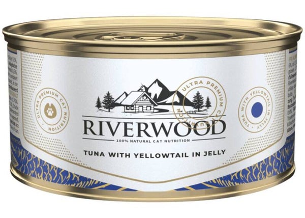 Riverwood Tuna With Yellow Tail In Jelly 24x85gram