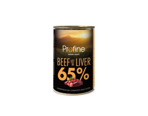 Profine Pure Meat, Rund/Runderlever 6x400gram