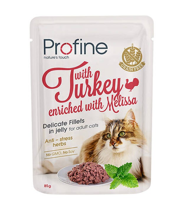 Profine Cat Pouch Turkey Fillets in Jelly 24x85gram