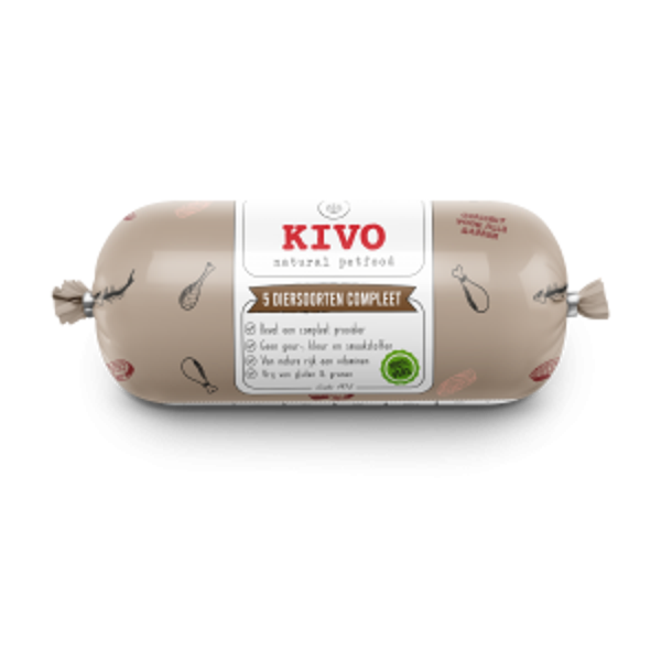 Kivo 5 diersoorten compleet 10x1kg