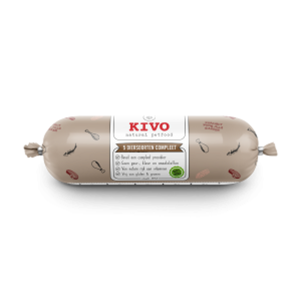 Kivo 5 diersoorten compleet 20x500gram
