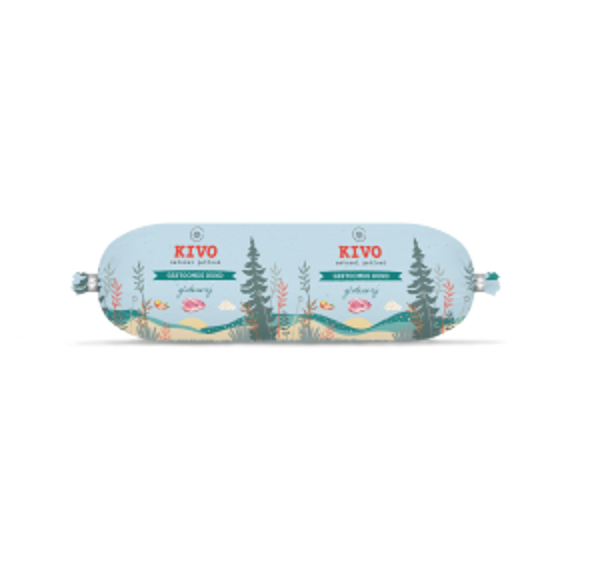 Kivo gestoomde rund 12x600gram