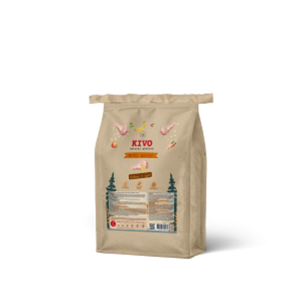 Kivo kalkoen&rijst adult mini glutenvrij 4kg