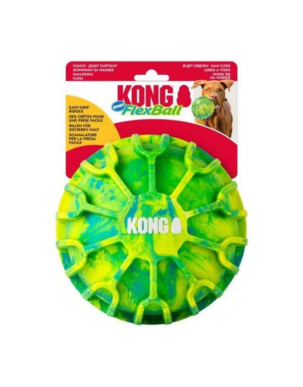 Kong Flexball Sport Bal Geel Xl