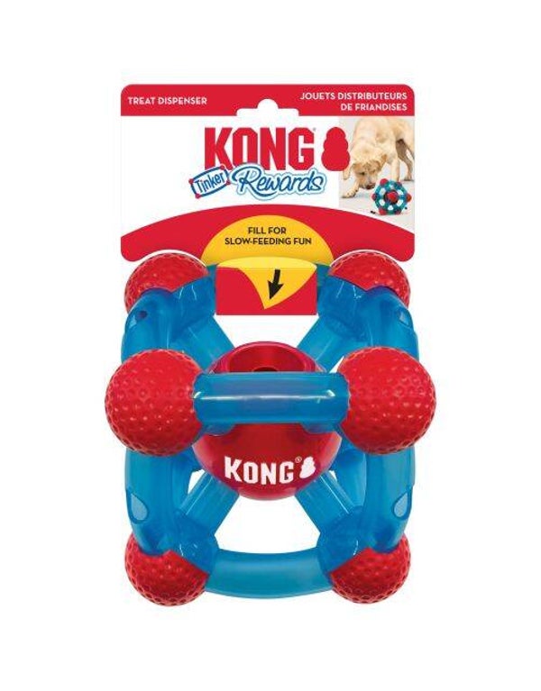 Kong Rewards Tinker Blauw Rood Large 2stuks
