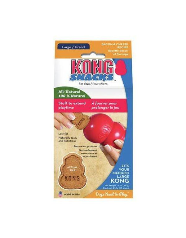 Kong Snack Bacon En Kaas Large 2stuks